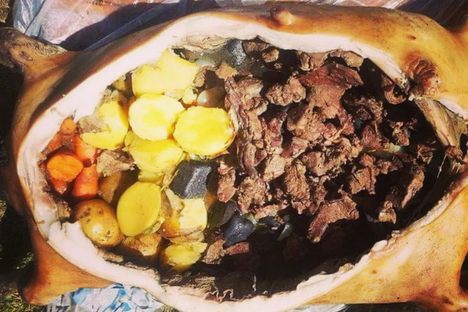 Way better than a bread bowl.