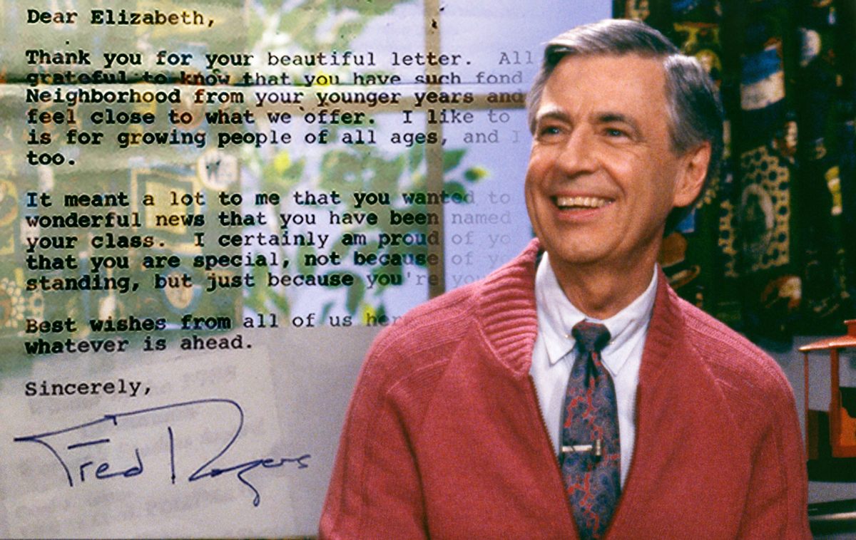 Mr. Rogers often replied directly to his fans.
