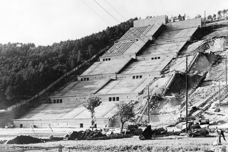 A partial model of the Deutsches Stadium, 1937. 