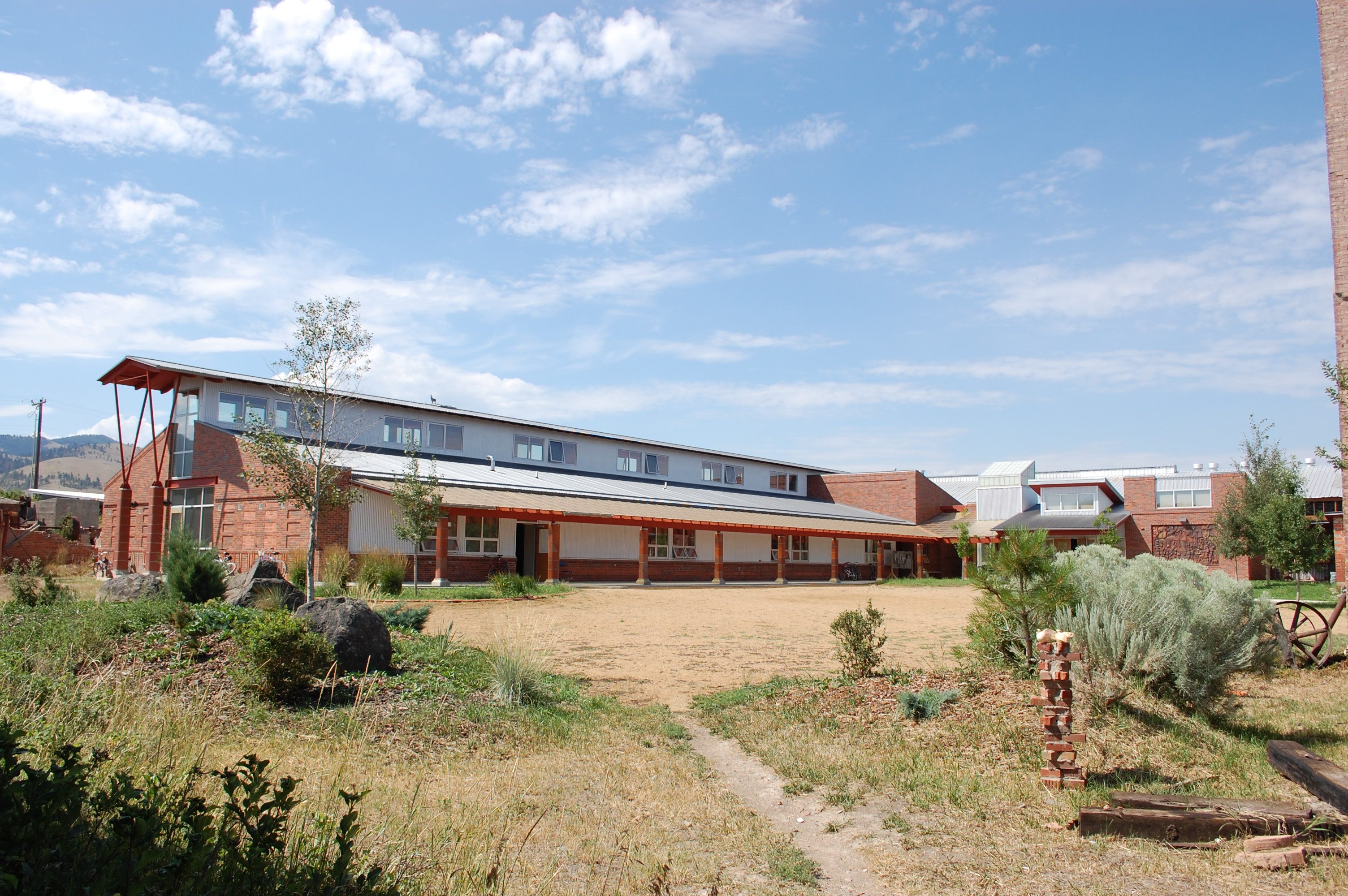 The resident artist studios.