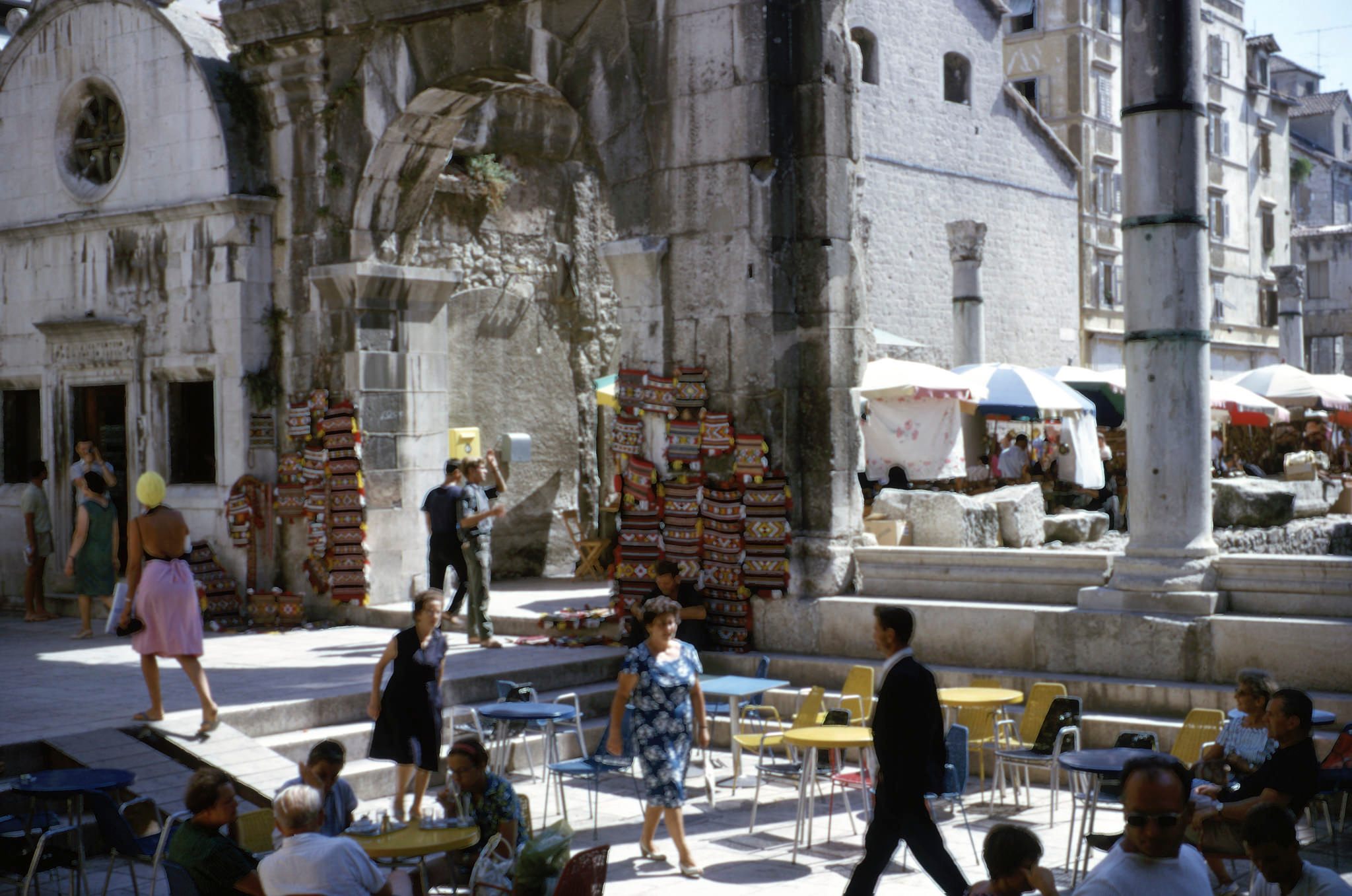 Diocletian's Palace, Split, Croatia (Yugoslavia), 1966.