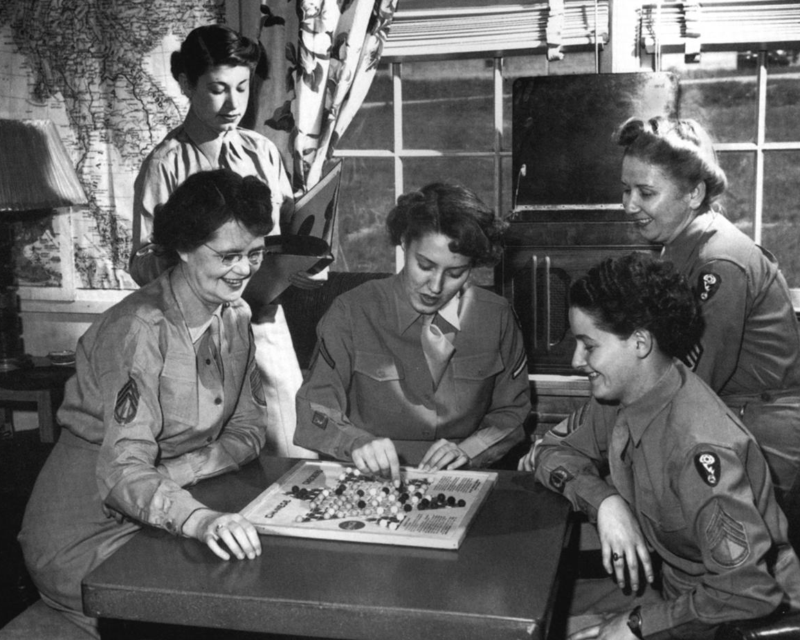 In their dormitories, women played games, listened to records, and enjoyed a peaceful, all-female environment.