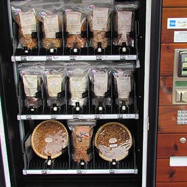Pecan Pie Vending Machine