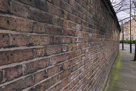 Myddelton Passage Police Graffiti