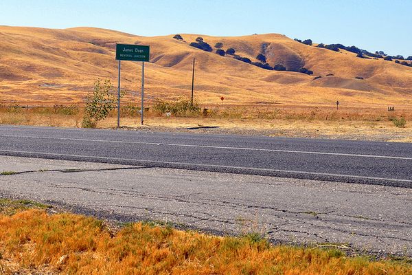 Rolling hills surround the site.