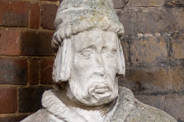 A close-up view of the Ancient Melancholy Man.