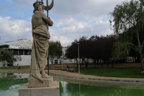 Neptune statue