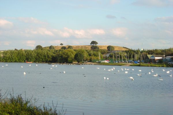 Hamilton Hill as viewed from Kings Mill Reservoir.  