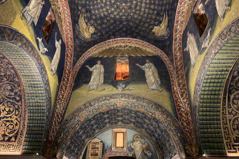 View from the center of the mausoleum.