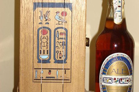 A beer in full.