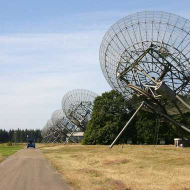 Westerbork Radio Telescope (WSRT) in operation