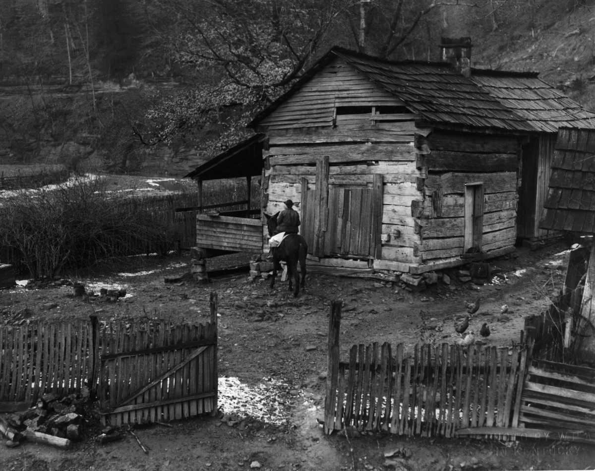 Book delivery to a remote home, 1940.