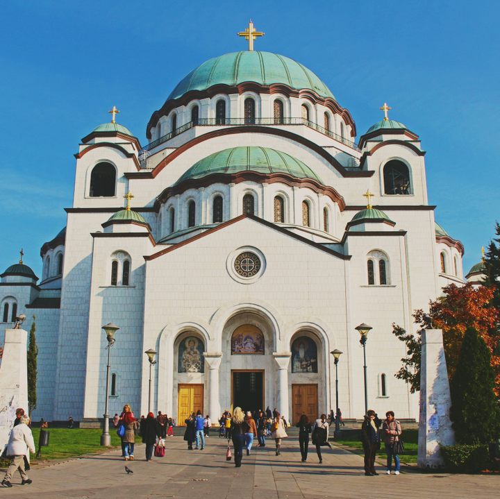 Church of Saint Sava in Belgrade.