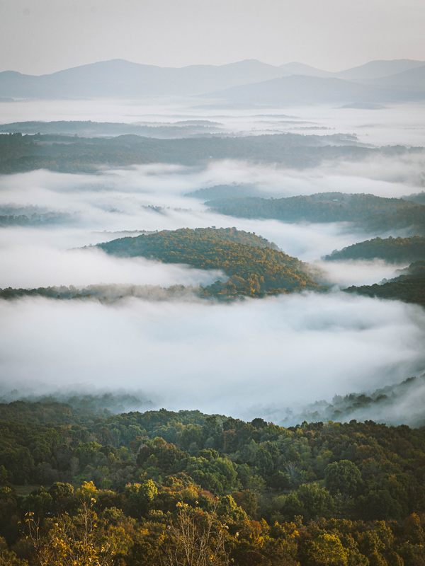 Epic views of the “Grand Canyon of the Ozarks” along the Scenic 7 Byway in Jasper, Arkansas. 