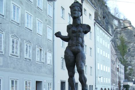 Mozart, as seen by artist Markus Lüpertz.