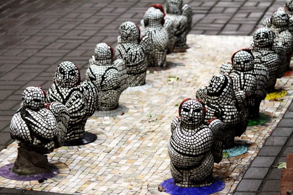 Mosaic Courtyard.