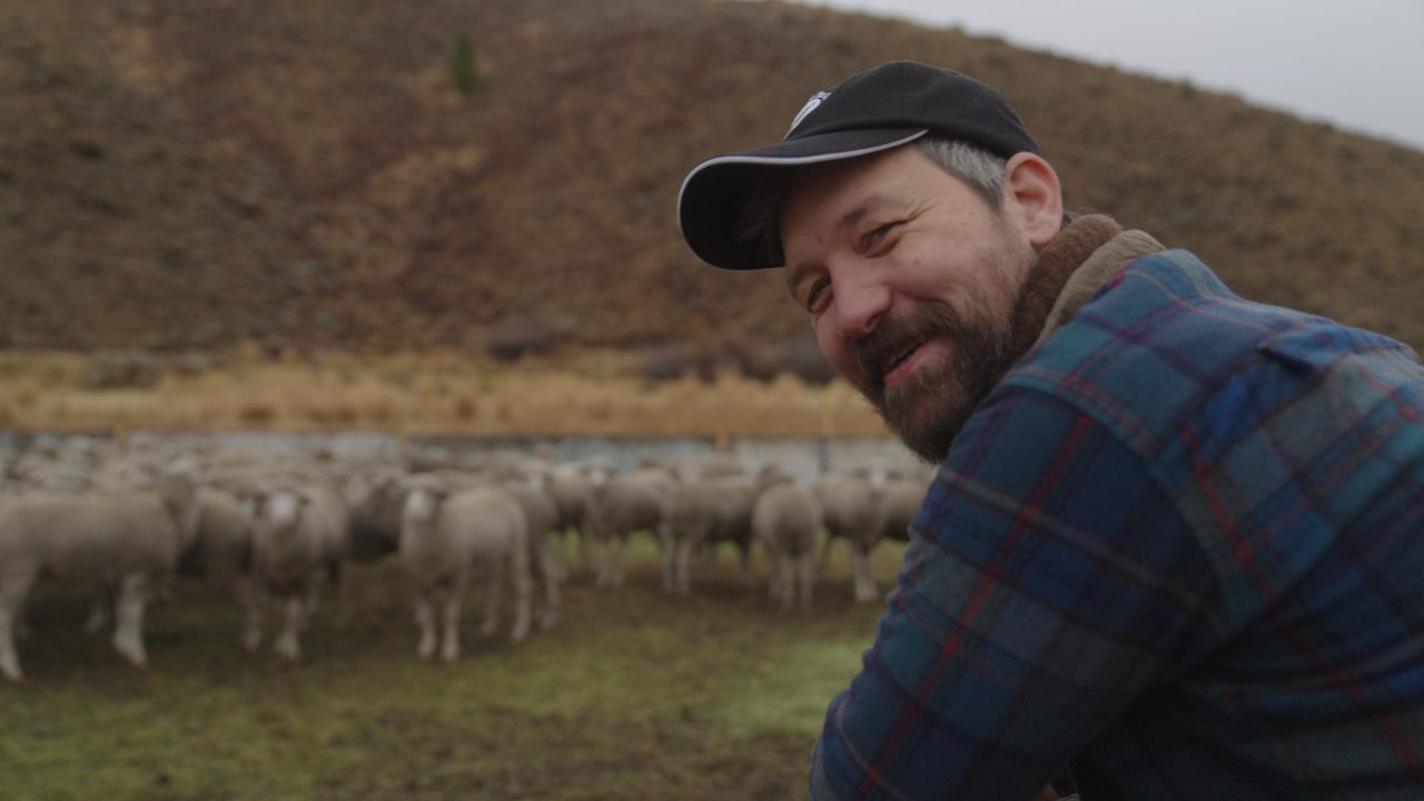 Atlas Obscura cofounder Dylan Thuras follows thousands of sheep through the streets of Ketchum, Idaho. 