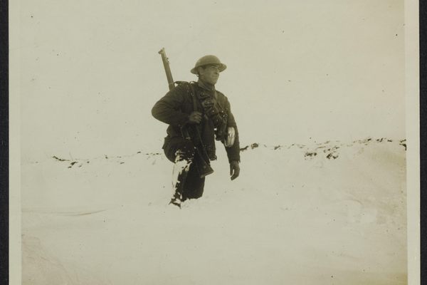 A British Tommy on the Western Front, circa 1914-1918