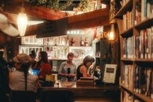 The Reading Room blends the intimacy of an inviting bar with the inviting solace of a good bookstore.