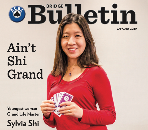 Sylvia Chi appeared on the cover of <em>Bridge Bulletin</em> just months before she confessed to cheating in an inline game. 