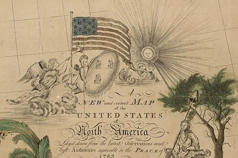 The First Map of the United States