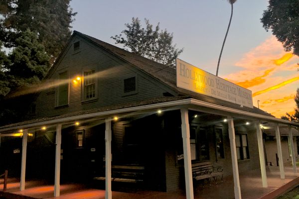 Before the barn was a museum, it was a movie set.