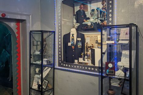 Inside the exhibit