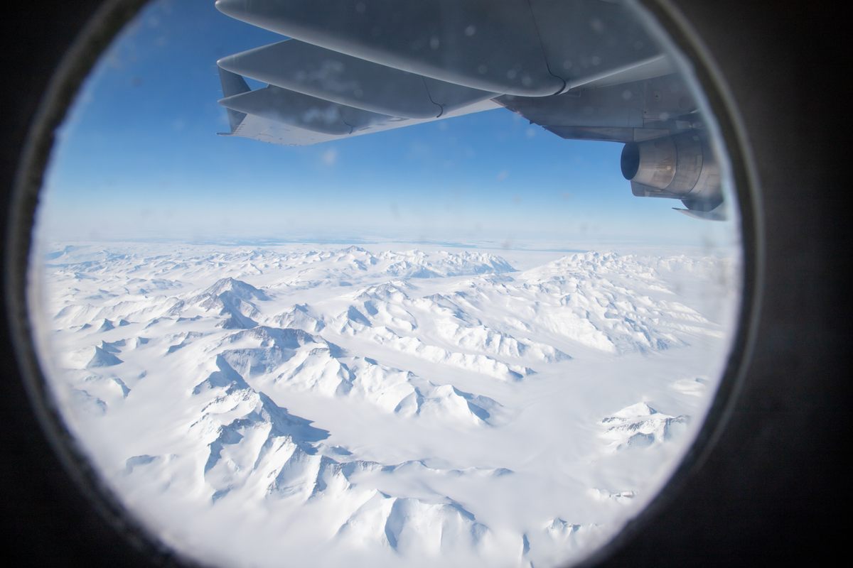 Antarctica's seemingly endless snow cover.