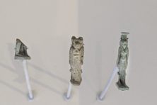 Fragments of Egyptian amulets in Ilot des Palais
