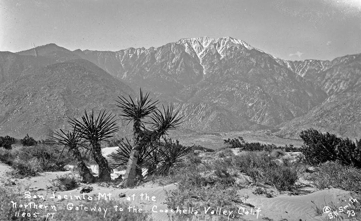 Mount San Jacinto at the northern gate to the Coachella Valley.