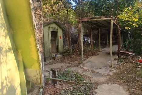Old army camp structures