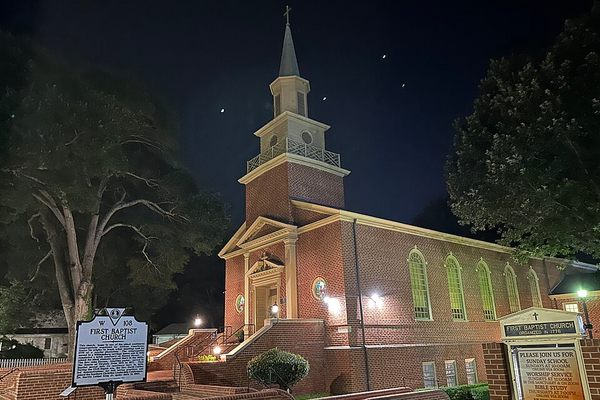 The First Baptist Church as it stands today.