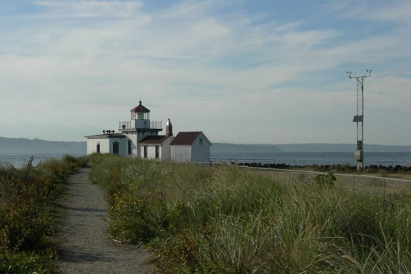 West Point Lighthouse at Fort Lawton (Discovery Park).