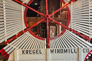 Display of actual Windmill produced in the factory