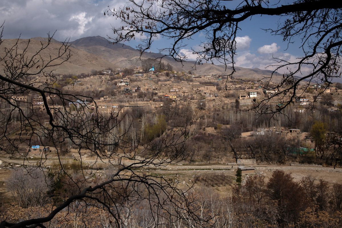 The town of Istalif is part of the Shomali Plain where Ahmadi and his family live.