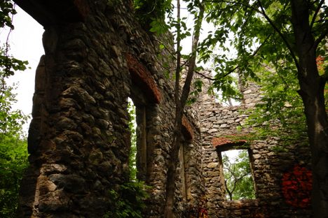 Part of the castle ruins