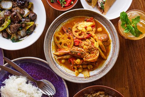 Chefs Aruss Lerlerstkull and Atcharaporn Kiatthanawat lean into regional traditions.