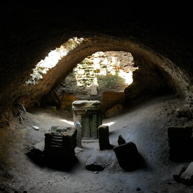 A section of the Tophet. 