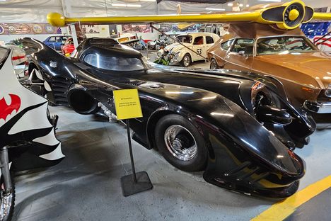 Behold, one of the Batmobiles from Batman Returns.