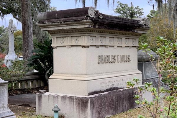Charles F. Mills Grave Bell