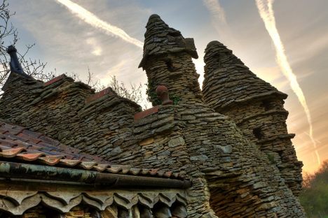 Colin's Barn's turrets. 