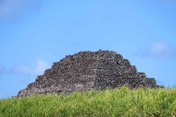 View of a pyramid.