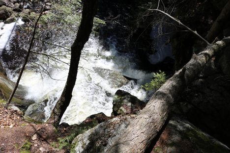 Upper purgatory falls looking down