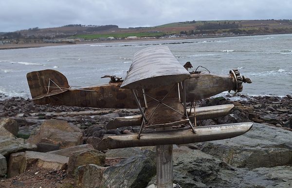 Stonehaven Boardwalk Sculptures in Stonehaven, Scotland