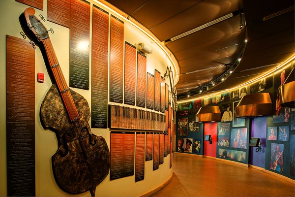Along the main wall you’ll find a list of every show every played at Red Rocks.
