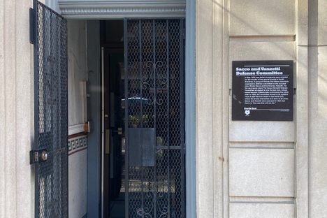 Site of the Sacco & Vanzetti Funeral