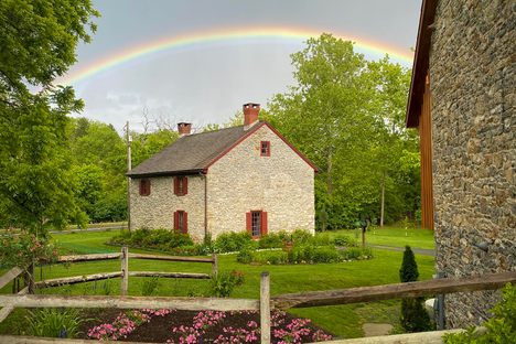The Nicholas Stoltzfus Homestead dates to the late 1700s. 