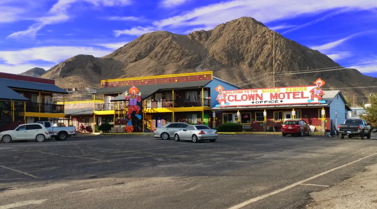 This clown-themed site has been called “America’s Scariest Motel.” 