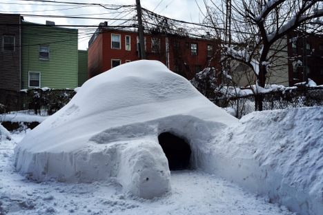 Behind the Scenes of Brooklyn's Airbnb Igloo–Now Trying For Tinder Sponsorship