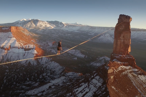 Watch One Man Walk 1,630 Feet Across the Utah Sky